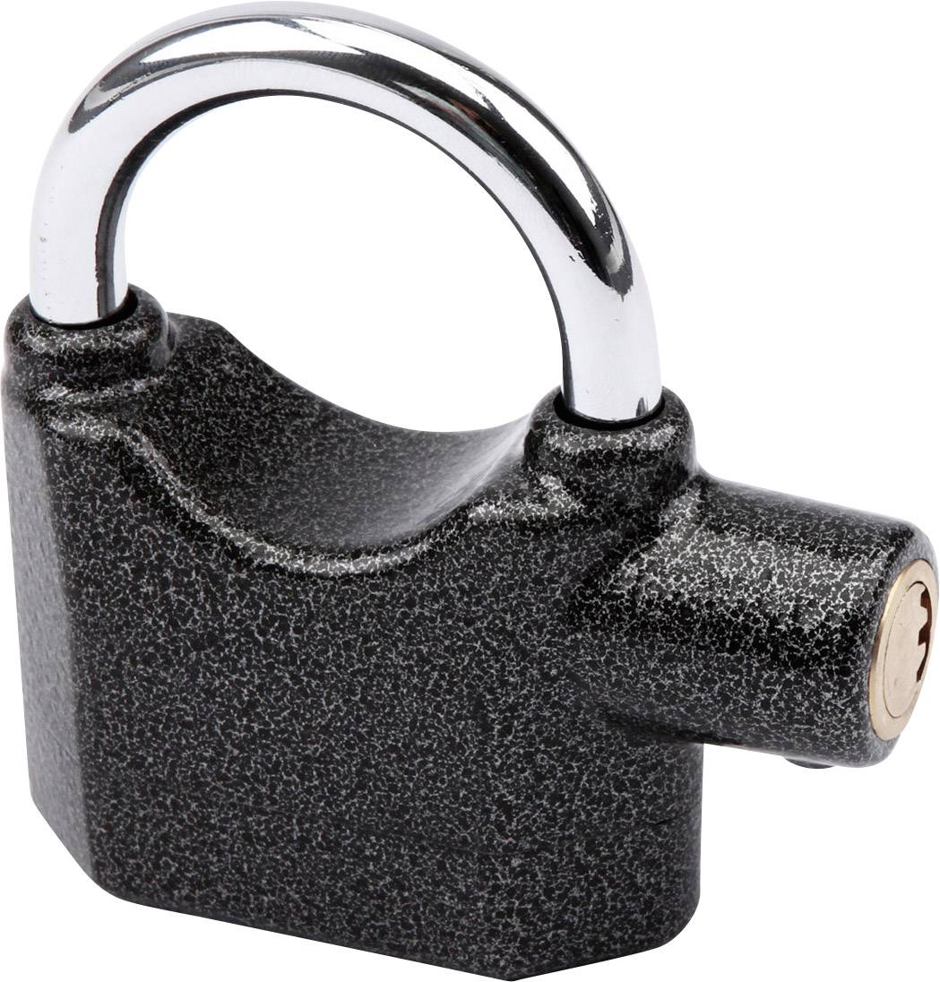 Olympia 5922 Hänglås 95 mm med siren Antracit