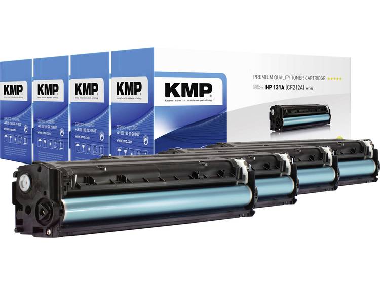 KMP H-T171V Compatibel Toner multipack vervangt HP 131A;131X Zwart, Cyaan, Magenta, Geel