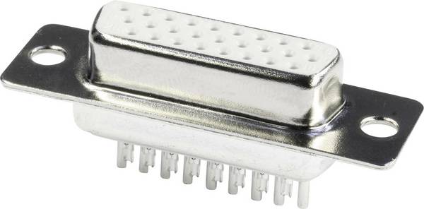econ connect BU15HD D-sub female connector 180 ° Aantal polen: 15 Soldeerkelk 1 stuk(s)