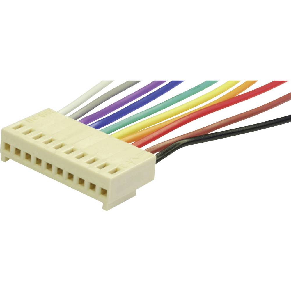 econ connect PS4 Female header met kabel Totaal aantal polen 4 Rastermaat: 2.54 mm 1 stuk(s)