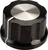 SCI RN-99D(6.4mm) RN-99D(6.4mm) Draaiknop Zwart, Wit (Ø x h) 26.8 mm x 15.8 mm 1 stuk(s)