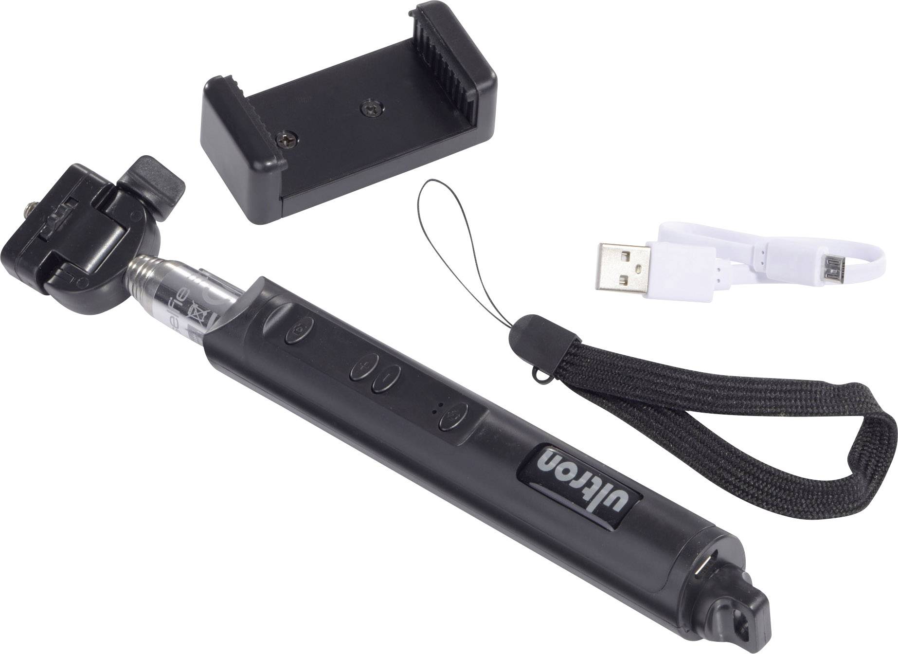 Ultron BT Selfiestick 8.5 cm 1/4 inch Zwart-2