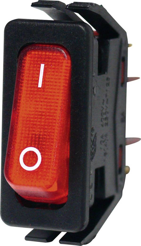 Arcolectric (Bulgin Ltd.) C6003ALNAC Wipschakelaar C6003ALNAC 250 V/AC 16 A 1x aan/uit Continu 1 stuk(s)