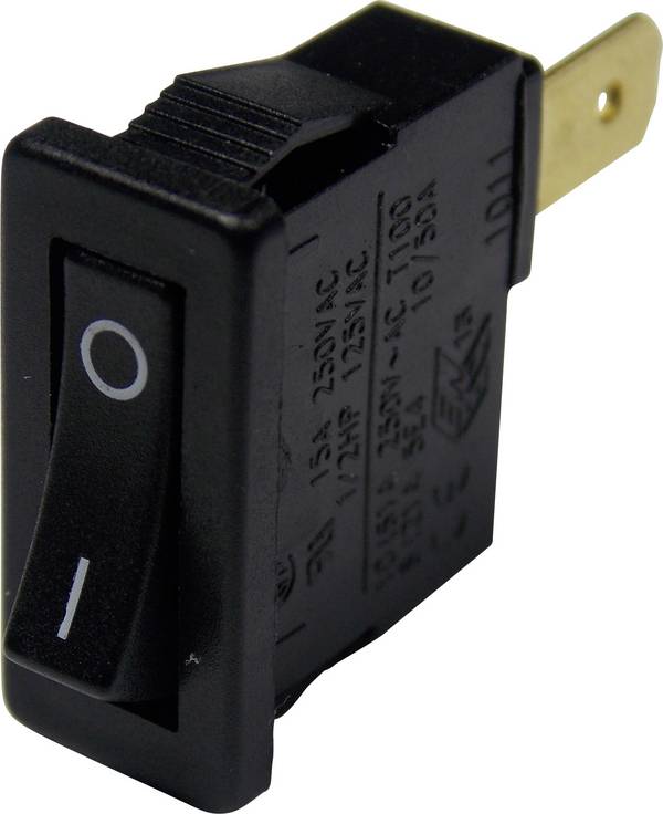 Arcolectric (Bulgin Ltd.) H8800VAAAB Wipschakelaar H8800VAAAB 250 V/AC 15 A 1x uit/aan Continu 1 stuk(s)