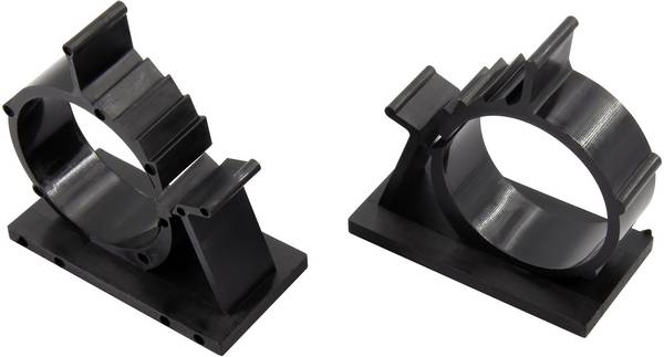 TRU COMPONENTS TC-AP2225203 Bevestigingssokkel Zelfklevend 1593119 Bundel-Ø (bereik) 22.20 tot 25.40 mm Natuur 1 stuk(s)