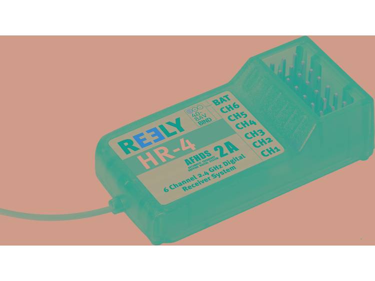 Reely 6-Kanal-kanaals ontvanger 2.4 GHz met Stekkersysteem JR