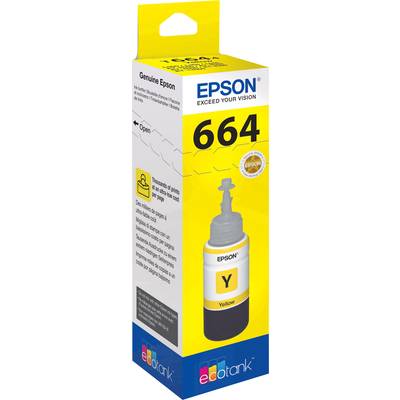 Epson T6644, 664 Navulinkt Geel, geel