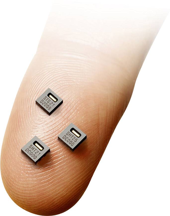 Sensirion SHT25 Vochtsensor Meetbereik: 0, -40 - 100, +125 % Hrel, °C (l x b x h) 3 x 3 x 1.1 mm 1 stuk(s)-1