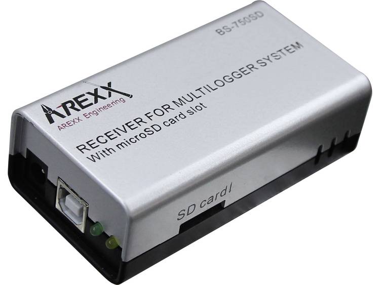 Datalogger ontvanger Arexx BS-750SD Te meten grootheid Stroomsterkte