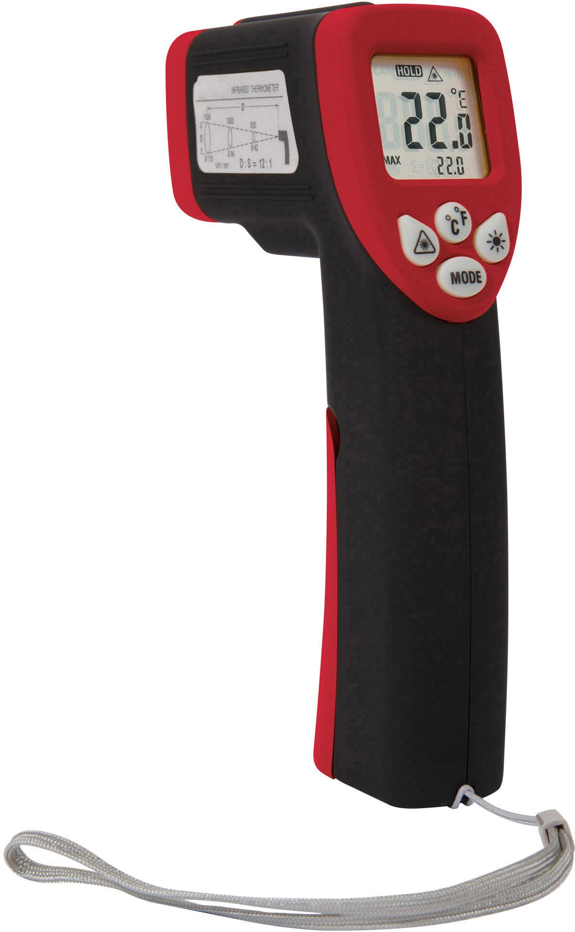 Testboy TV 323 Infrarood-thermometer Optiek 12:1 -50 - +550 °C