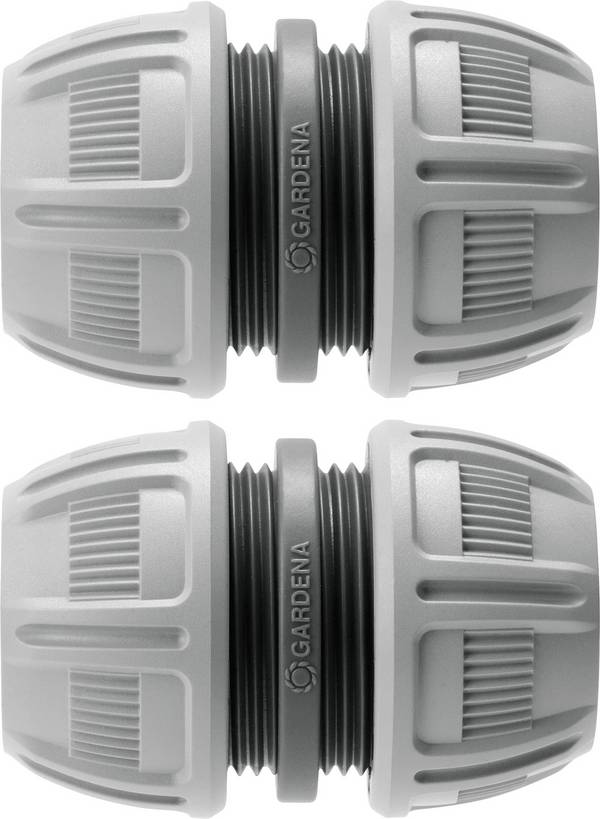 GARDENA 18280-20  Kunststof Slangreparatiestuk 13 mm (1/2") Ø  Set van 2 stuks