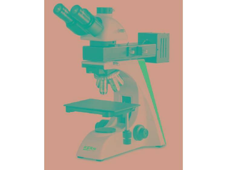 Kern Optics OKO 176 Metallurgische microscoop Binoculair 1000 x Doorgelaten licht, Lichtinval