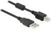 USB naar USB-B kabel - USB2.0 - 1 meter