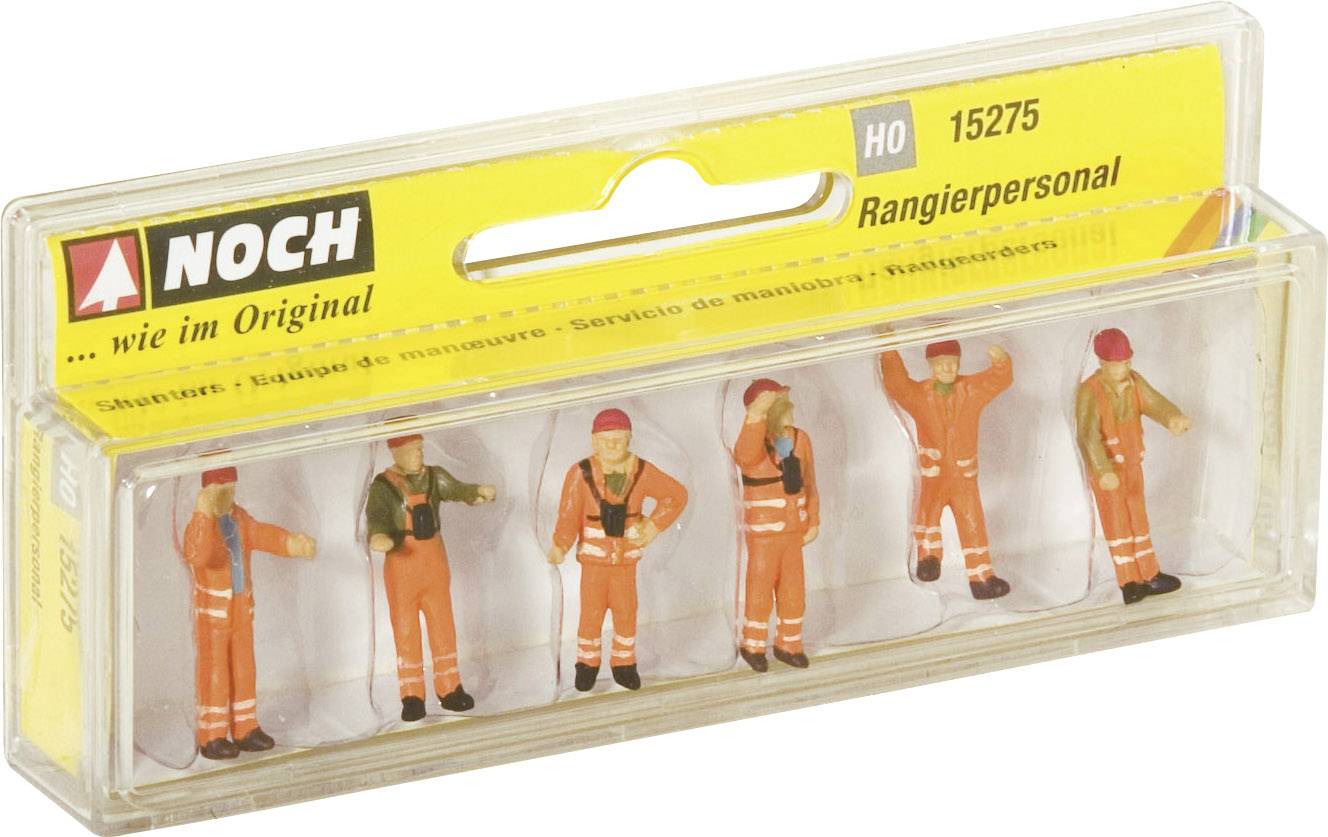 NOCH 15275 H0 Rangeerpersoneel figuren Staand, Geverfd – Foto 2 van 2
