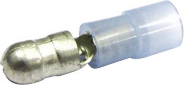 Cimco 180302 Ronde connector 1.50 mm² 2.50 mm² Stift-Ø: 5 mm Deels geïsoleerd Blauw (transparant) 1 stuk(s)