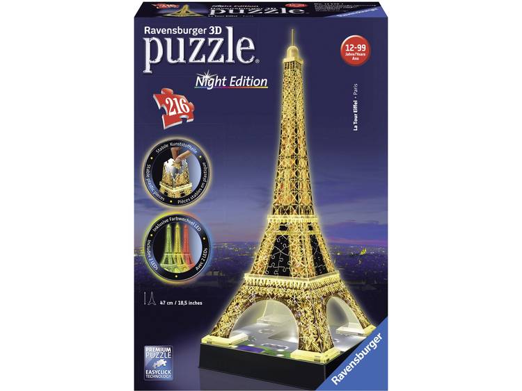 Ravensburger 3D-puzzel Eiffeltoren Nacht