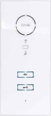 m-e modern-electronics ADV-F10 EX Vistadoor, Vistus Binnenunit voor Deurintercom Radiografisch  Wit