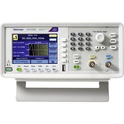 Tektronix AFG1022 Functiegenerator  0.000001 Hz - 25 MHz 2-kanaals Arbitrair, Driehoek, Puls, Blok, Sinus, Ruis