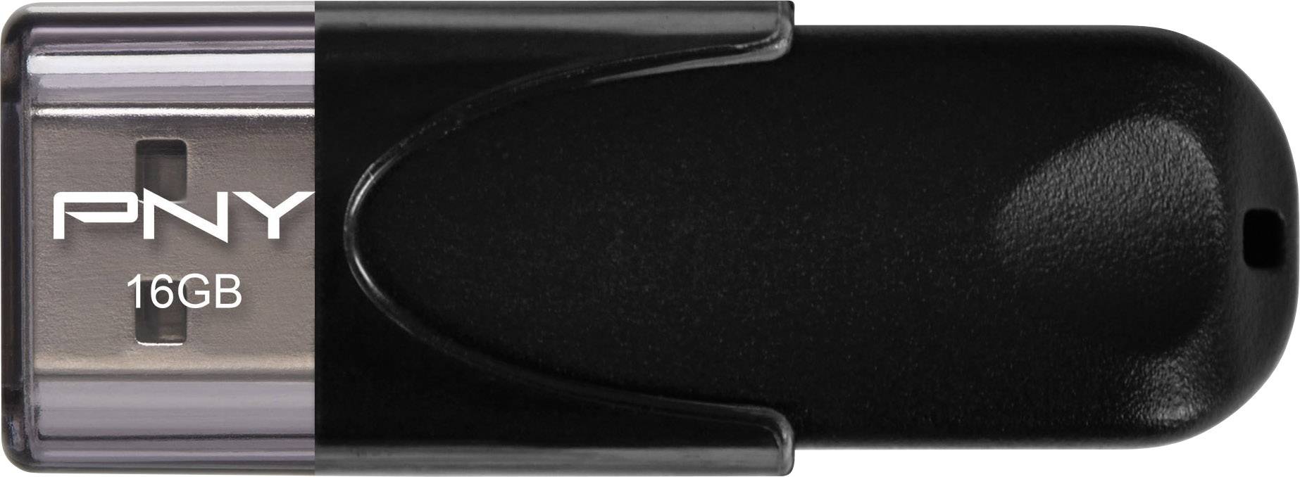 PNY Attaché 4 USB-stick 16 GB Zwart FD16GATT4-EF USB-A 2.0-1