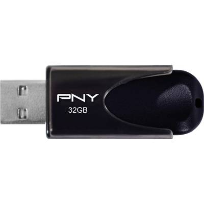 PNY Attaché 4 USB-stick  32 GB Zwart FD32GATT4-EF USB 2.0
