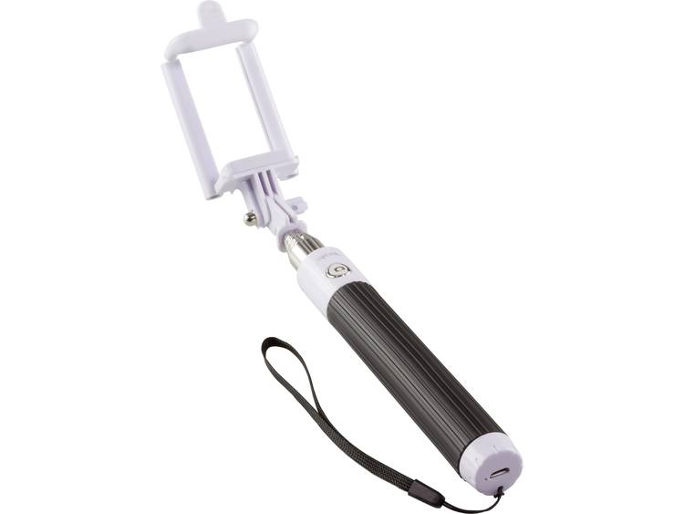 LogiLink Monopod BT0031 Selfie stick 110 cm 8.5 cm Zwart-zilver