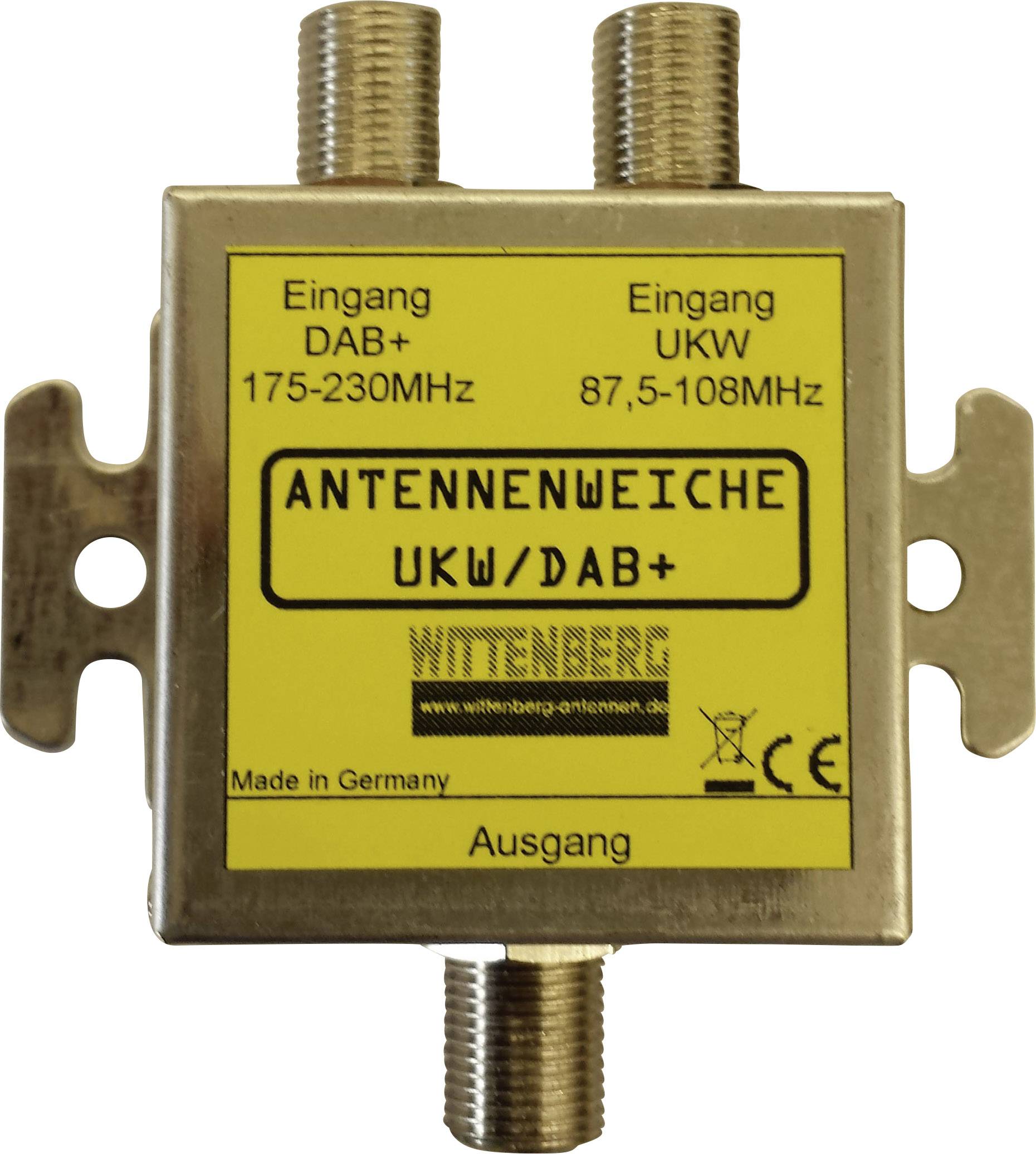 profiel heet hoog Wittenberg Antennen UKW & DAB+ Antenne splitter FM, DAB+ kopen ? Conrad  Electronic