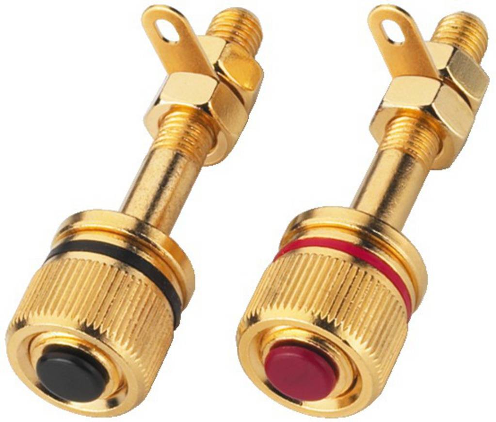 Monacor LS-klemmen BP-530G 1 paar