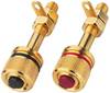 Monacor LS-klemmen BP-530G 1 paar