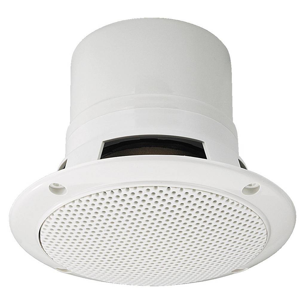 Monacor EDL-204 PA-inbouwluidspreker Wit 1 stuk(s)