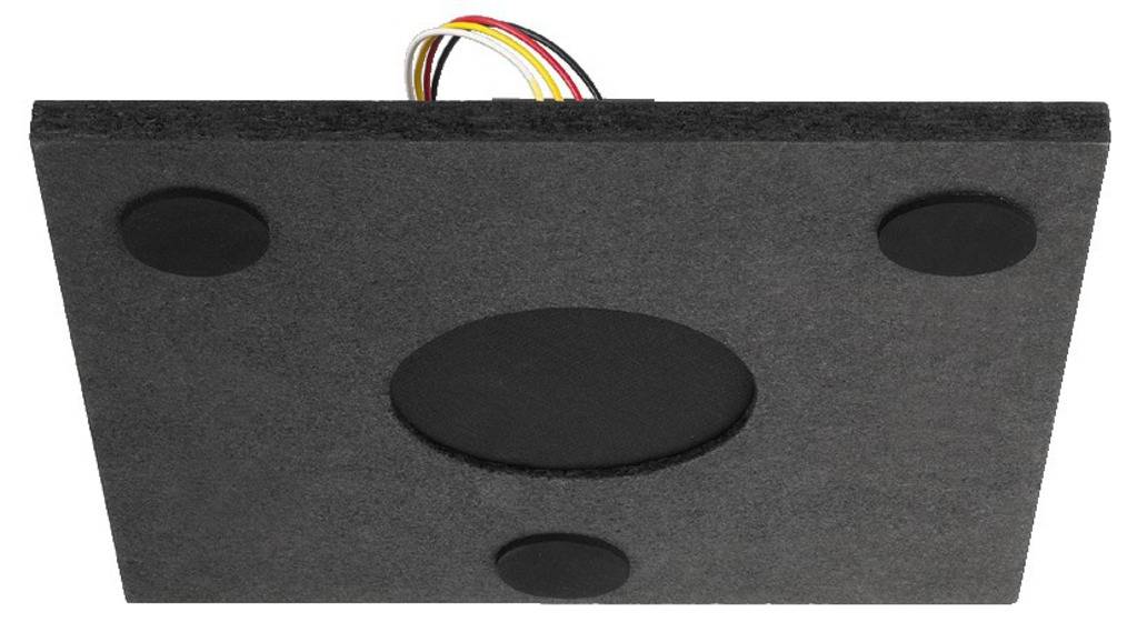 Monacor EDL-300L PA-plafondluidspreker Zwart 1 stuk(s)