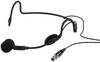 Headset Spraakmicrofoon Monacor HSE-90 Zendmethode:Kabelgebonden Incl. windkap