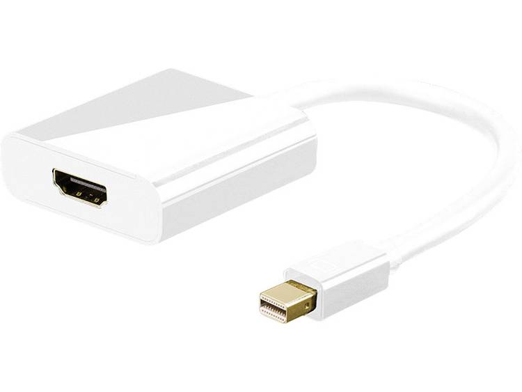 Goobay HDMI-DisplayPort Adapter [1x Mini-DisplayPort stekker => 1x HDMI-bus] Wit