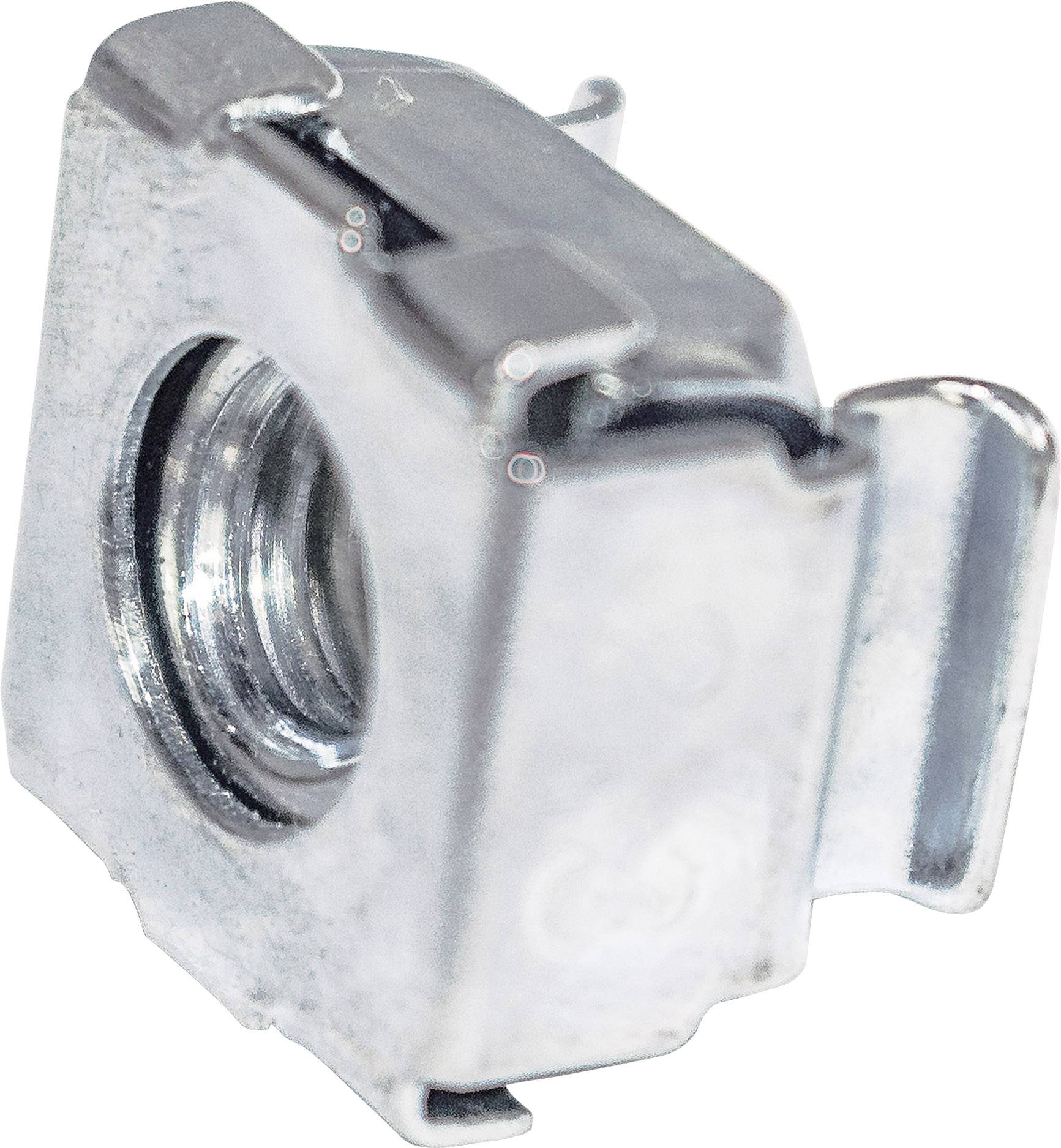 Metalen kooimoer met vierkante vorm, geschikt voor montage in een chassis of frame.