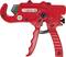 Rood pijpsnijgereedschap met zwarte snijrand; opschrift 'ROTHENBERGER INDUSTRIAL 36 mm'.