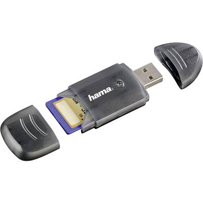 Hama 114731 Externe geheugenkaartlezer  USB 2.0 Antraciet