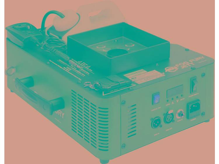 Rookmachine ADJ FOG FURY JETT Met lichteffect, Incl. kabelgeboden afstandsbediening, Incl. radiograf