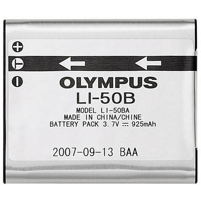 Olympus LI-50B Camera-accu Vervangt originele accu LI-50B 3.7 V 925 mAh