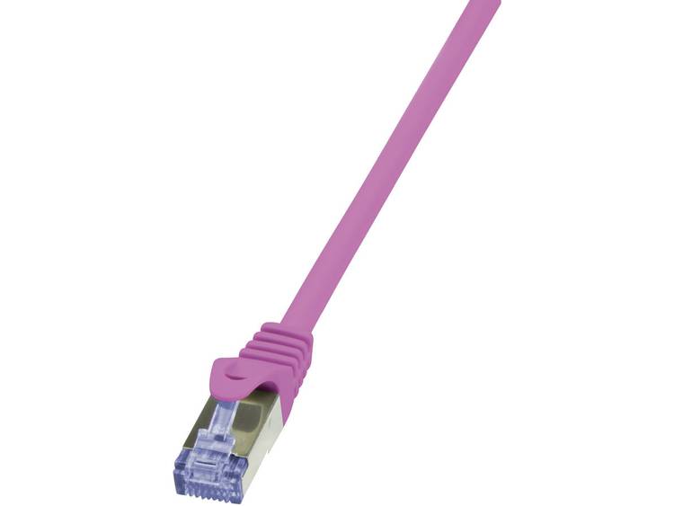 LogiLink Netwerk Aansluitkabel CAT 7 S-FTP 1.50 m Magenta
