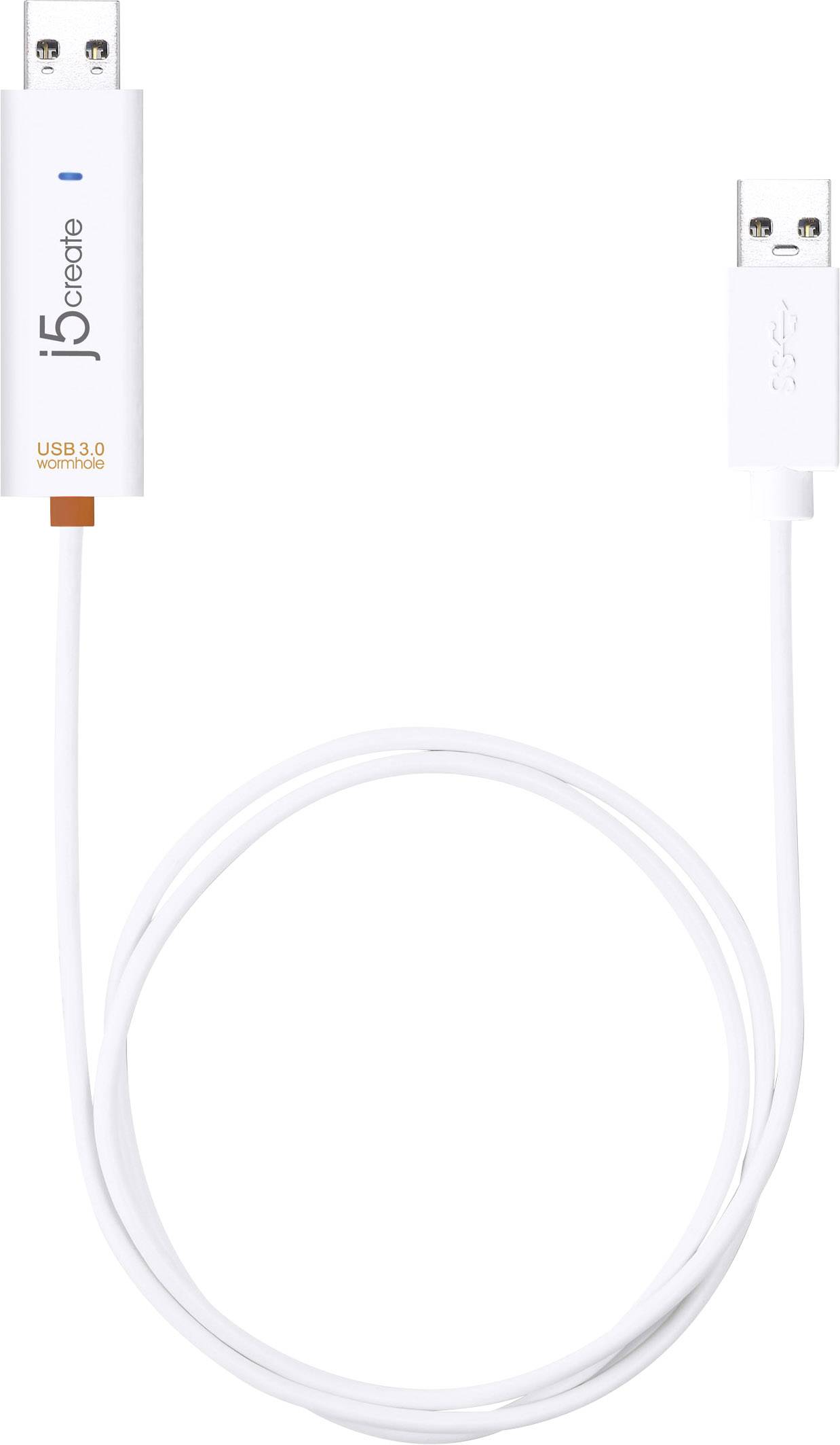 j5create KVM Aansluitkabel [1x USB 3.2 Gen 1 stekker A (USB 3.0) - 1x USB 3.2 Gen 1 stekker A (USB 3.0)] 1.50 m Wit-4