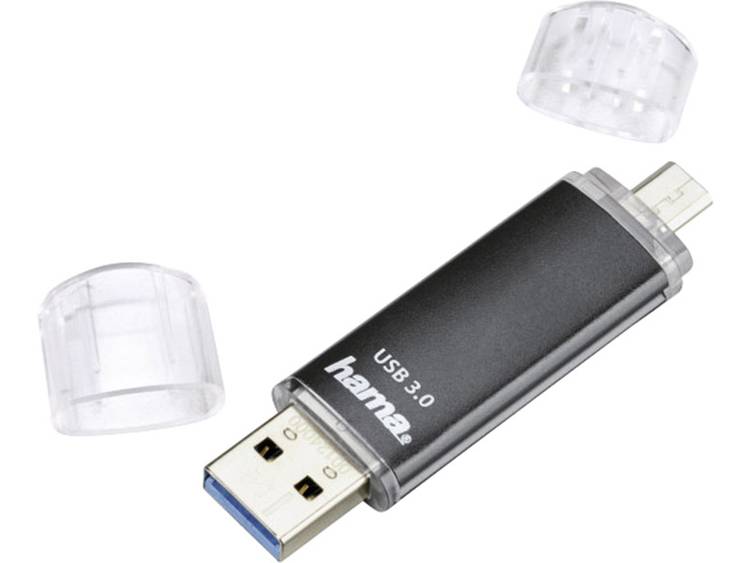 Hama 32 GB Extra USB-geheugen smartphone-tablet USB 3.0, Micro-USB 2.0