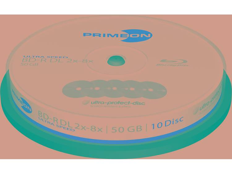 Blu-ray BD-R DL disc 50 GB Primeon 2761311 1 stuks Spindel