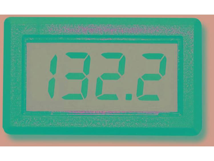 Beckmann & Egle EX2068 LCD-Panelmeter 199,9 mV 0 199,9 mV-DC Inbouwmaten 46 x 26.5 mm