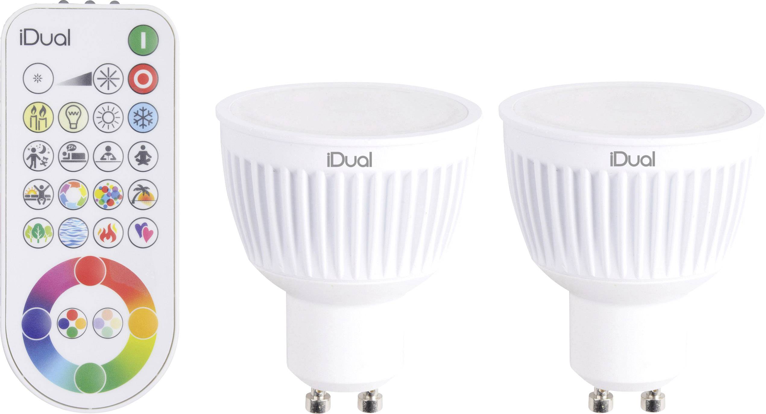 JEDI Lighting LED-lamp GU10 Reflector 7 W = 35 W RGBW Energielabel ... JEDI Lighting LED-lamp GU10 Reflector 7 W = 35 W RGBW Energielabel ...