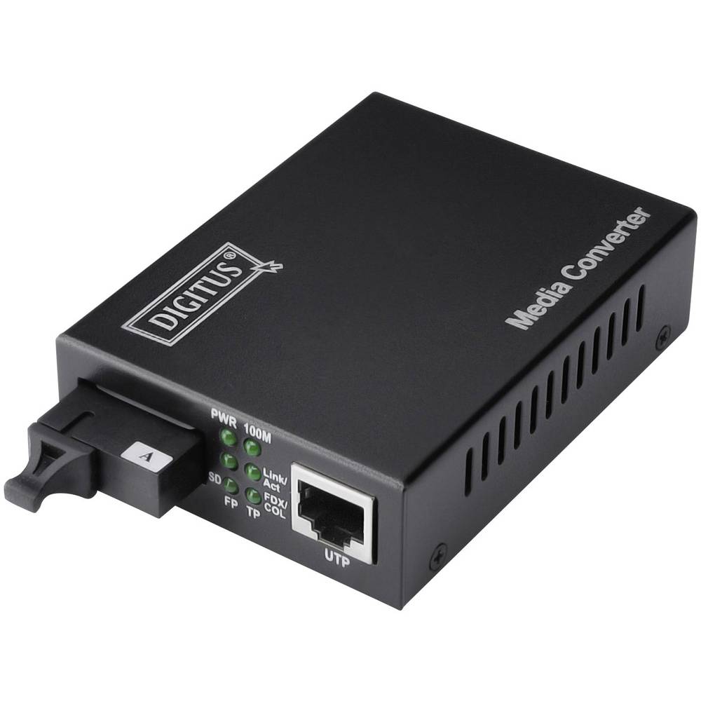 Digitus DN-82122 LAN, SC Simplex Netwerk mediaconverter 1 GBit/s