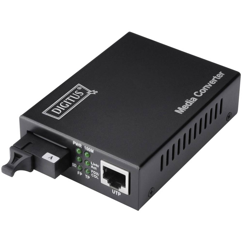 Digitus DN-82022 LAN, SC Simplex Netwerk mediaconverter 100 MBit/s