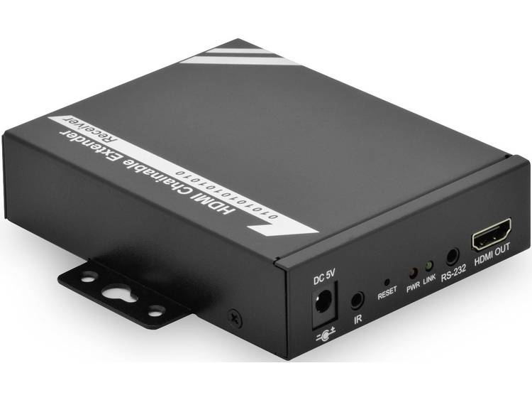 Digitus LAN (10-100 MBit-s) Extender (verlenging) via netwerkkabel RJ45 100 m 1920 x 1080 pix HDMI o