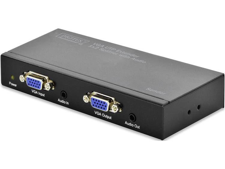 Digitus VGA, LAN (10-100 MBit-s), LAN (10-100 MBit-s) Extender (verlenging) via netwerkkabel RJ45 30