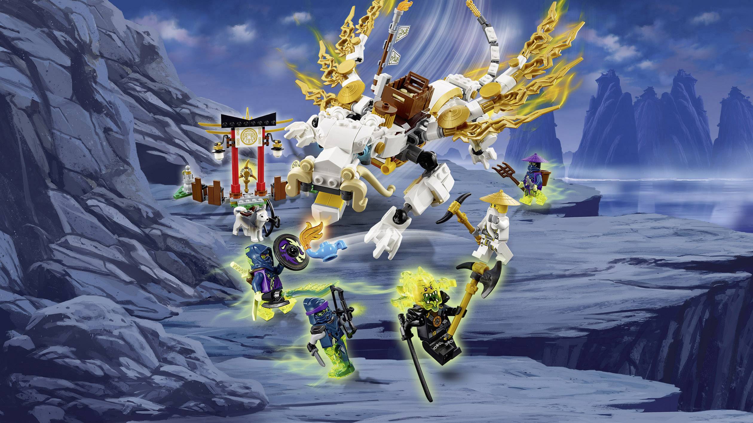 LEGO® NINJAGO 70734 De draak van meester Wu | Conrad.nl