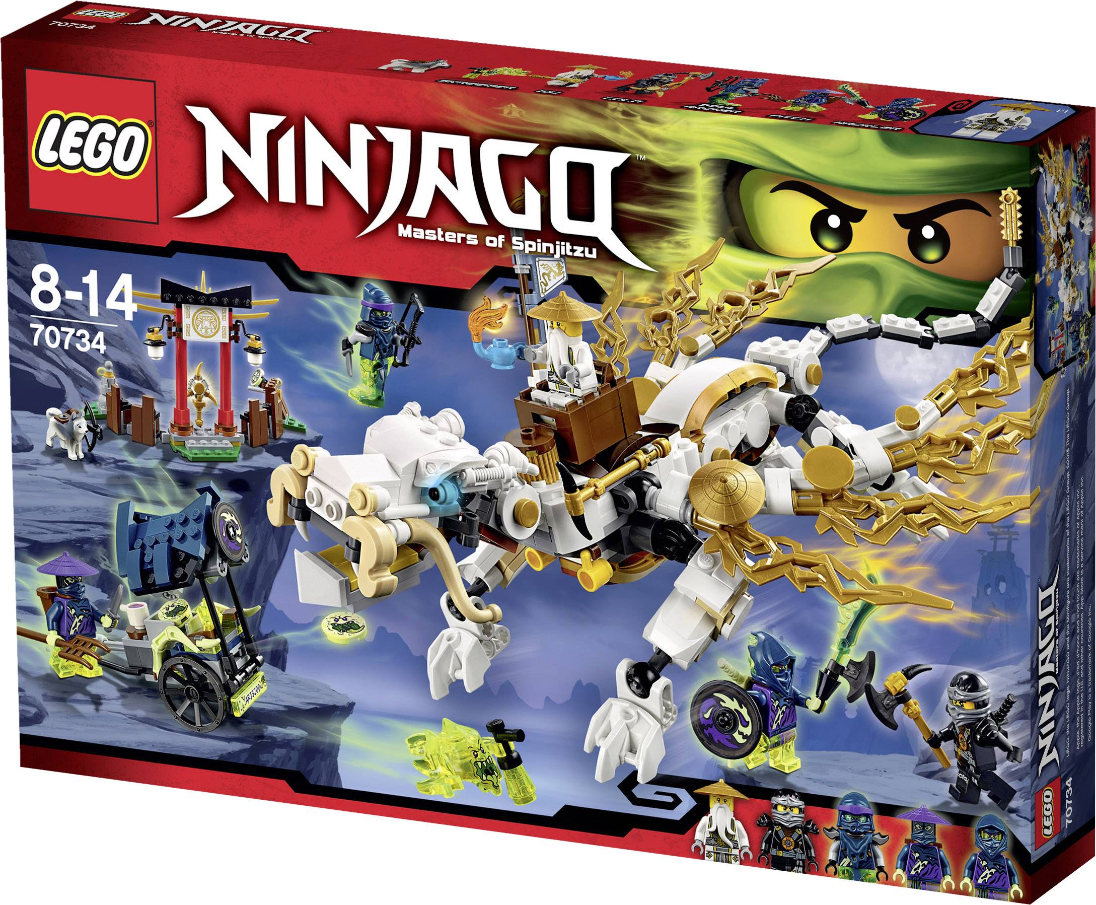 LEGO® NINJAGO 70734 De draak van meester Wu | Conrad.nl