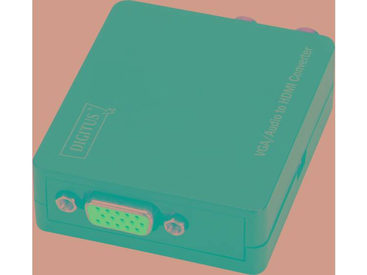 Digitus VGA auf HDMI Konverter inkl. Audioübertragung  AV Converter [1x Cinch-koppeling, VGA bus 1x 